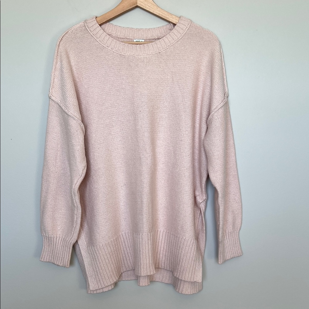 Aerie Oversized Pink Sweater